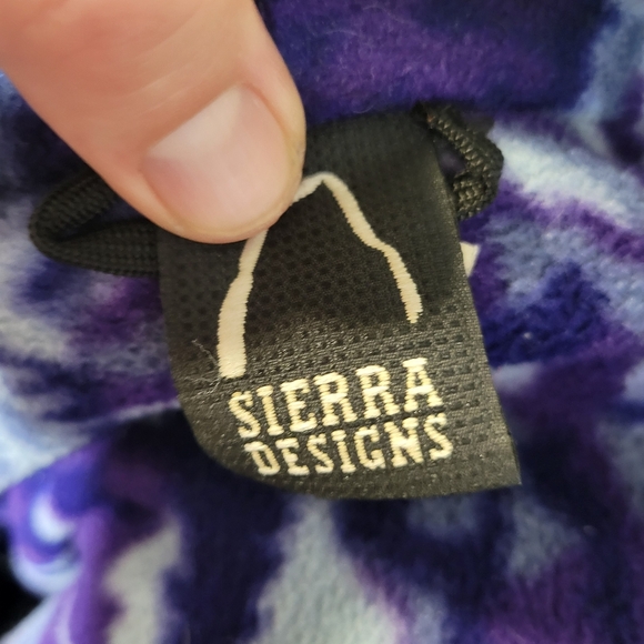 Vintage Sierra Designs Retro Jacket fleece 80s 90s Mens XL camo - Picture 8 of 11